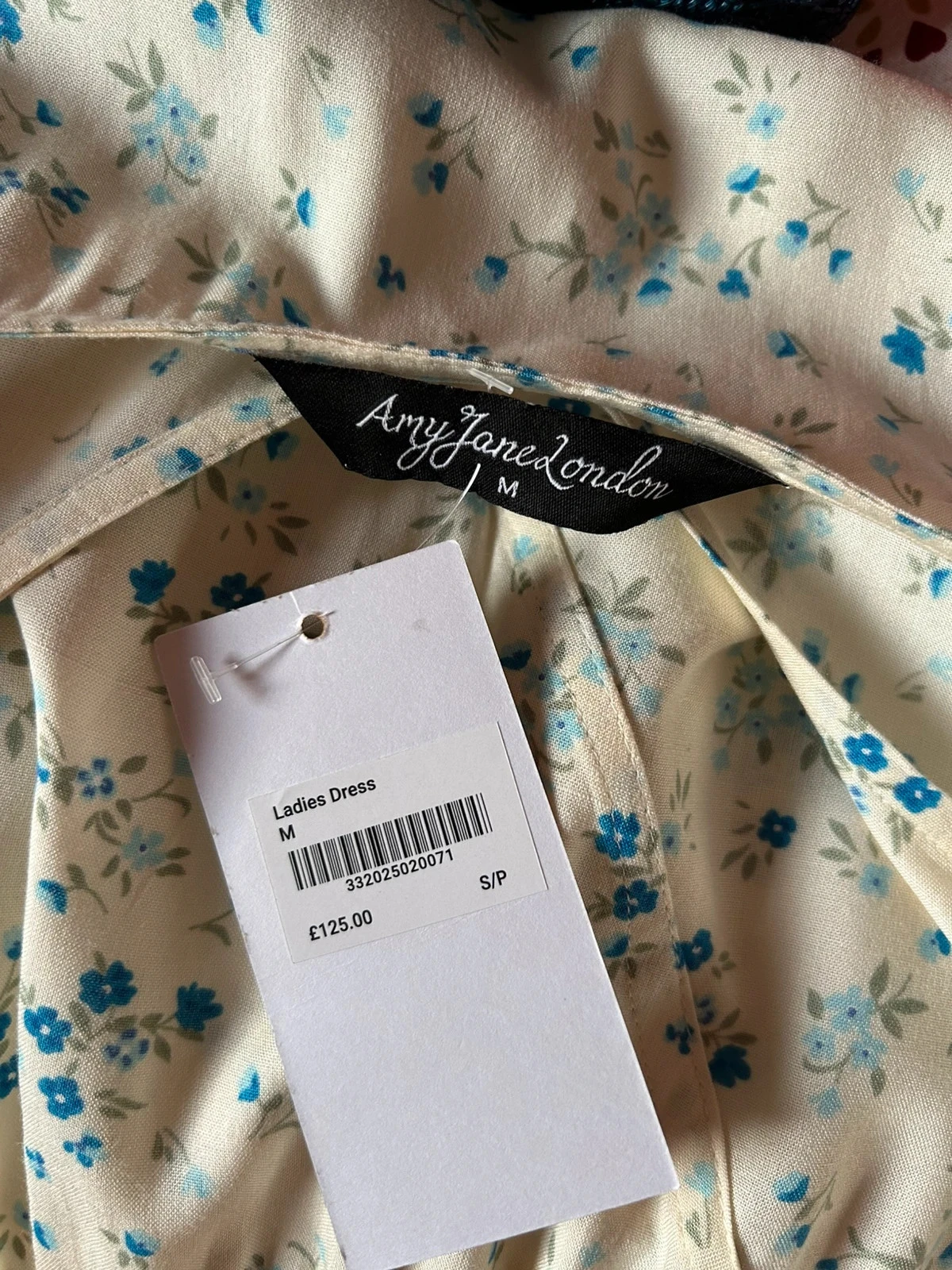 🩵🌿Vestido floral Amy Jane London boêmio cottagecore campestre pradaria romântico floral M/38🌿🩵 – photo 17